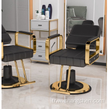Fabrika Doğrudan Ticari Mobilya Vintage ağır hizmet tipi güzellik salonu hidrolik stil berber saç kesim sandalye